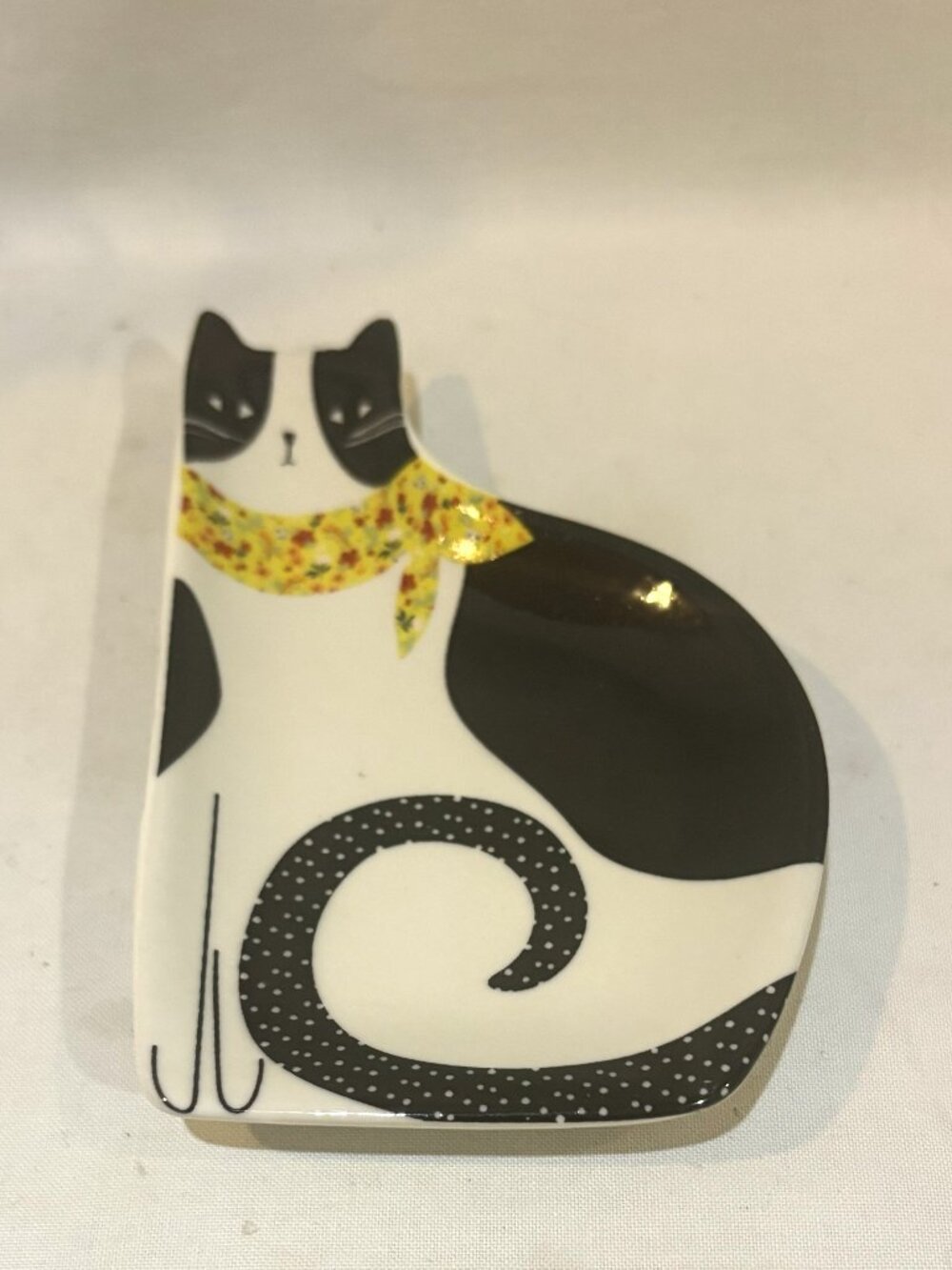 Ceramic Cat Trinket Dish Ring Dish by Karma Ceramic